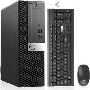 Dell OptiPlex 5070 Desktop Computers Windows 11 Pro,Hexa Core i5 9500 up to 4.4GHz,32GB DDR4,512GB M.2 NVMe SSD,Intel Wireless Wi-Fi 6E AX210 & Bluetooth 5.2, HDMI Adapter (Renewed)