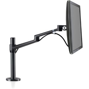 OL-1 Alunimum Height Adjustable 17-32 Inch Screen Monitor Holder Arm Full Motion Monitor Mount Desktop Stand Load 8kgs(Black)