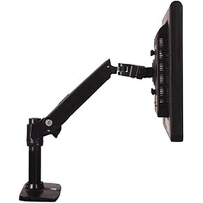 XSJ8011C Desktop Full Motion 17-32" Monitor Holder Mount Mechanical Spring Arm Aluminum Monitor Support Loading 10kgs(Silver with 17cmPole)