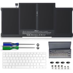 Replacement Laptop Battery for Apple MacBook Air 13 inch A1466 and A1369 with Screw Set