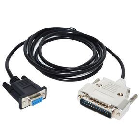 RS232 DB9 Female to to DB25 Male 25P Adapter Communication Cable Data KABLE(1.8M)