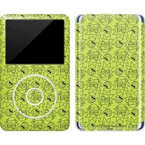 Skinit Decal MP3 Player Skin Compatible with iPod Classic (6th Gen) 80GB - Officially Licensed Warner Bros Rick and Morty All Over Print Design