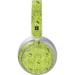Skinit Decal Audio Skin Compatible with Surface Headphones - Officially Licensed Warner Bros Rick and Morty All Over Print Design