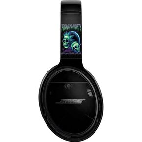 Skinit Decal Audio Skin Compatible with Bose QuietComfort 35 II Headphones - Officially Licensed Warner Bros Rick and Morty Neon Skulls Design