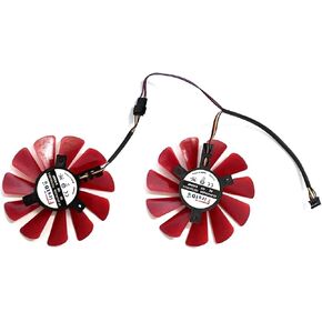 85mm 4pin FDC10U12S9-C RX480 GPU Fan RED