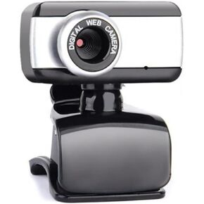 Webcam with Built-in Microphone, HD 480P Webcam Built-in Mics, 360 Degree Rotation, Compatible with Video Calling