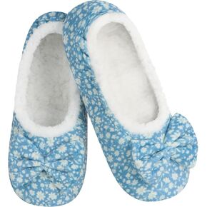 Snoozies Black Dot Modern Ballerina Size Large in Kuwait