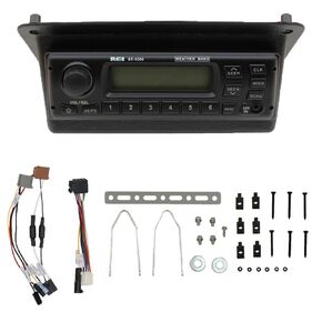 RAParts New Aftermarket ST-1000 AM/FM/WB/AUX Stereo Radio & Bezel Fits John Deere 30 & 40 Series Tractors