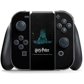 Skinit Decal Gaming Skin Compatible with Nintendo Switch Joy Con Controller - Officially Licensed Warner Bros Hats and Hogwarts Design
