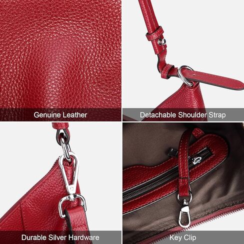 اوفر ايرث شنطة كتف هوبو من الجلد الطبيعي للنساء in Kuwait