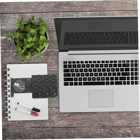 HOMSFOU Bluray Player Burner External Drive for Laptop Cd Drive Rewriter Player Writer Drive USB Drive Portable Drive ROM Pearl Buttons Slim Laptop Ultra Thin Laptop DVD in Kuwait