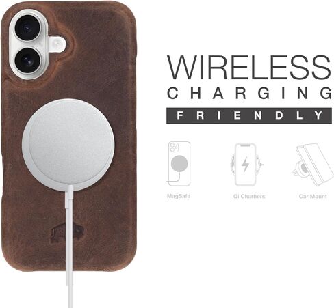 BLACKBROOK for iPhone 16 Pro Max Case with Wallet, Burkley Full Grain Leather, Detachable 2-in-1 Set for MagSafe, 4 Card Slots with RFID, Folio Wallet Case Compatible with iPhone 16 Pro Max in Kuwait