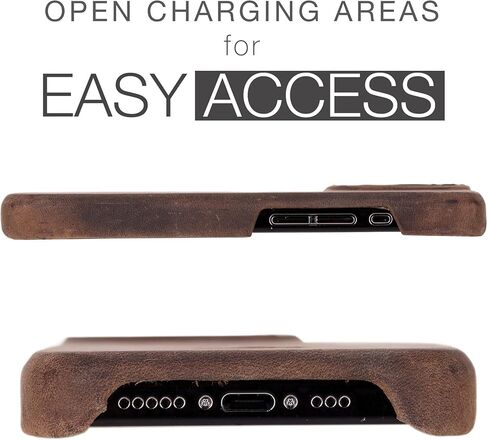 BLACKBROOK for iPhone 16 Pro Max Case with Wallet, Burkley Full Grain Leather, Detachable 2-in-1 Set for MagSafe, 4 Card Slots with RFID, Folio Wallet Case Compatible with iPhone 16 Pro Max in Kuwait