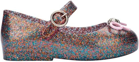 mini melissa Girl's Sweet Love BB (Toddler/Little Kid) Silver Glitter 9 Toddler M in Kuwait