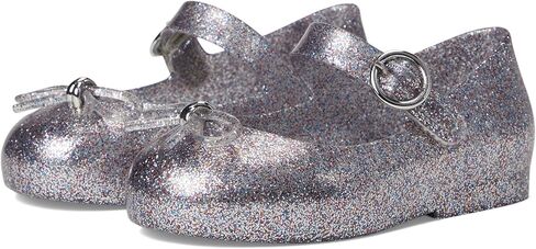 mini melissa Girl's Sweet Love BB (Toddler/Little Kid) Silver Glitter 9 Toddler M in Saudi Arabia