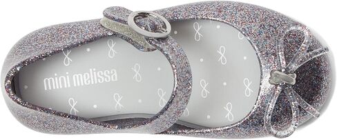 mini melissa Girl's Sweet Love BB (Toddler/Little Kid) Silver Glitter 9 Toddler M in Saudi Arabia