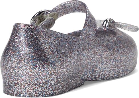 mini melissa Girl's Sweet Love BB (Toddler/Little Kid) Silver Glitter 9 Toddler M in Saudi Arabia