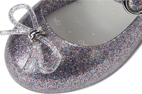 mini melissa Girl's Sweet Love BB (Toddler/Little Kid) Silver Glitter 9 Toddler M in Saudi Arabia