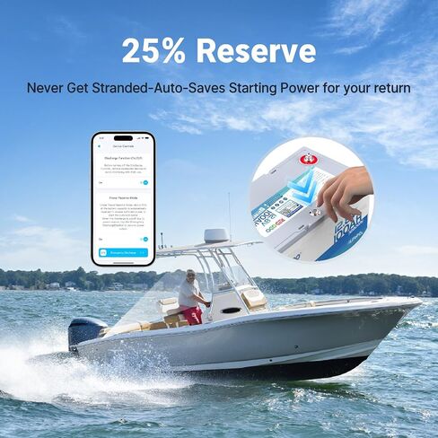 Redodo 12V 100Ah Bluetooth Dual-Purpose 900CCA Group27 Marine Battery, Starting Battery with Heating & Smart Power Retention in Saudi Arabia