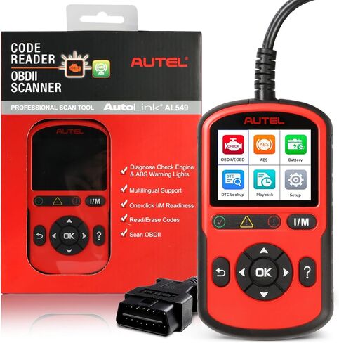 Autel OBD2 Scanner Autolink AL329, Upgrade Version of Autel AL319 & MaxiScan MS309 Car Code Reader, Engine Fault OBDII Diagnostic Tool, Auto VIN, Live Data, DTC Lookup, I/M Readiness Smog Check in Saudi Arabia
