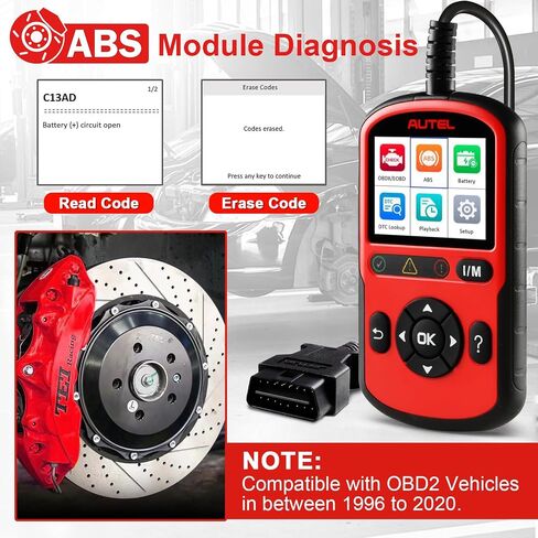 Autel OBD2 Scanner Autolink AL329, Upgrade Version of Autel AL319 & MaxiScan MS309 Car Code Reader, Engine Fault OBDII Diagnostic Tool, Auto VIN, Live Data, DTC Lookup, I/M Readiness Smog Check in Saudi Arabia