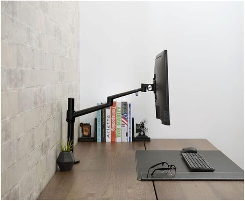 ol-1 alunimum ارتفاع قابل للتعديل 17-32 بوصة شاشة شاشة ذراع الذراع الكامل Motion Motion Mount STAND الحمل 8 كجم (أسود) in Saudi Arabia