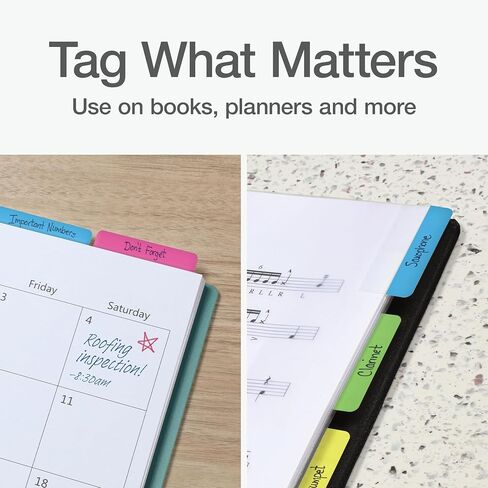 علامات تبويب الفهرس القابلة للإزالة للكتابة على علامة Redi، 2 × 11/16 بوصة، 48 علامة تبويب في كل عبوة، 4 ألوان متنوعة، عبوة واحدة (33248) (RTG33248) in Kuwait