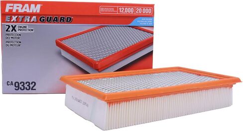 FRAM Extra Guard CA9332 Replacement Engine Air Filter for Select Ford, Lincoln, and Mercury Models, Provides Up to 12 Months or 12,000 Miles Filter Protection in Saudi Arabia