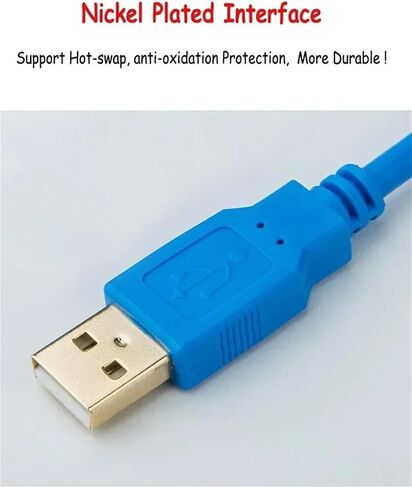 USB-TypeB Cable Adapter for Square Shape Port Device Communication with High Speed Transmit USB typb Download Line(TypeB with Adapter) in Saudi Arabia