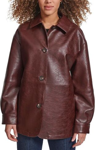 Levi's womens Relaxed Fit Faux Leather Blazer Blazer in Saudi Arabia