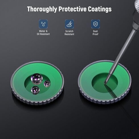 مجموعة مرشح Neewer ND متوافقة مع DJI Osmo Action 5 Pro/4 ، متغير ND8-32 (3-5 محطات) + CPL + Diffusion Mist Black 1/4 على مرشح ملحقات كاميرا الزجاج البصري HD Multicoated HD ، FL-52 in Kuwait