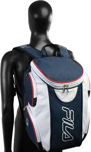 Fila Ultimate Tennis with Shoe Pocket, Navy/White/RED, One Size in Saudi Arabia