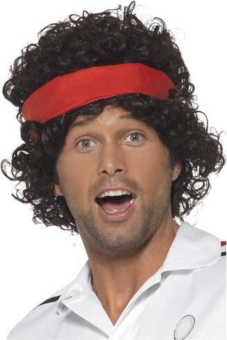 Smiffys Eighties Tennis Player Wig in Saudi Arabia