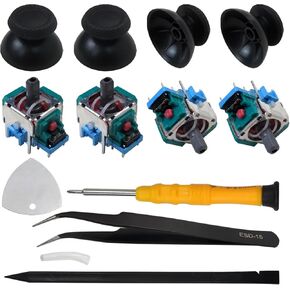 Controller Replacement Analog Stick Sensor Module for PS5 Joystick Thumbstick Controller Accessory Part with Kit