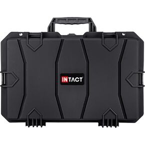 Eylar 21.6" Intact Series Carry-On Hard Camera Case, Lightweight and Durable Stacker Design with Foam (Black)