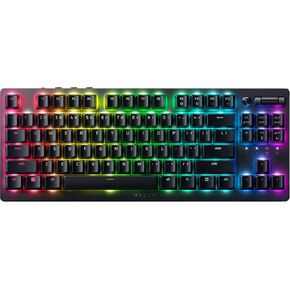 Razer DeathStalker V2 Pro TKL Wireless Gaming Keyboard: Low-Profile Optical Switches - Clicky Purple - HyperSpeed Wireless & Bluetooth 5.0-50 Hr Battery - Ultra-Durable Coated Keycaps - Chroma RGB