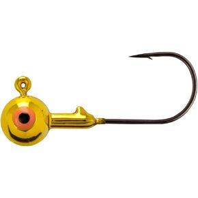 Northland Tackle Gum-Ball JIG / 10.75" / 3/8 OZ - #3/0 HK / 3 Pack/Metallic Gold