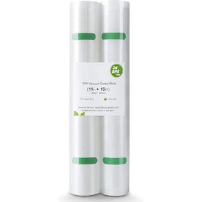 Vacuum Sealer Bags 2 Rolls Thick, Commercial Grade Textured Food Vacuum Sealer Bag for Food Storage, Preservation and Cooking