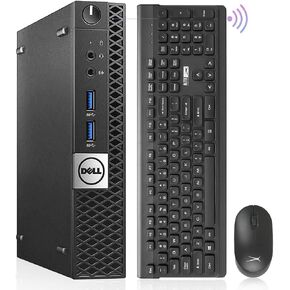 Dell Mini PC Windows 10 Pro ، Optiplex 7040 Mini Computers ، I7 6700T سطح المكتب ، 32 جيجابايت من ذاكرة الوصول العشوائي 1TB M.2 NVME M.