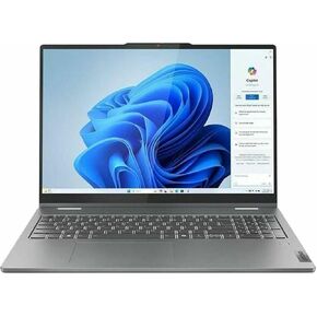 Lenovo IdeaPad 5 16IRU9 83DU0006US 16" Touchscreen Convertible 2 in 1 Notebook - WUXGA - Intel Core 5 120U - 16 GB - 512 GB SSD - English (US) Keyboard - Luna Gray - Intel Chip - 1920 x 1200 - Wi