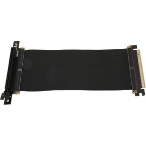 PCIE 3.0 كبل الناهض ، GTX1080 GTX1080TI اختبار PCIE 3.0 X16 عالية السرعة مرنة امتداد بطاقة امتداد المنفذ 90 درجة متوافق مع RTX2060 ، RTX2070 ، RTX2080 ، RTX2080TI