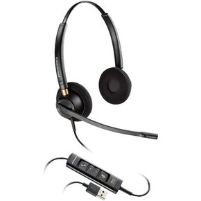 Plantronics EncorePro HW525 USB Binaural On-Ear Headset (Renewed)