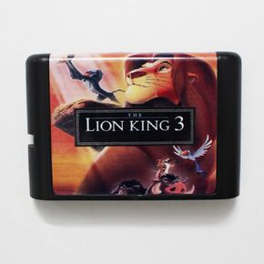 Royal Retro Lion King 3 16 bit MD Game Card For Sega Mega Drive For Genesis-(NTSC-J)