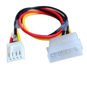 4Pin IDE Male to 4Pin ATA Female 4pin to 2X4pin Power Supply Cable to Floppy Drive Adapter Computer PC Connector Cord(20CM)