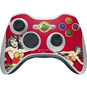 Skinit Decal Gaming Skin Compatible with Xbox 360 Wireless Controller - Officially Licensed Warner Bros Wonder Woman in Action Design