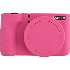 V1 Camera Case, BMAOLLONGB Fullbody Thin Lightweight Silicone Camera Skin Body Rubber Cover Case for Canon PowerShot V1 (Black)