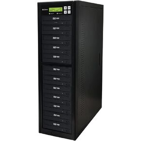 Vinpower Digital Optiarc 1 to 11 24X Burner M-Disc Support CD DVD Duplicator - Standalone Copier Duplication Tower OPT-S11T-DVD-BK