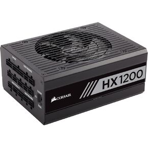 Corsair CP-9020140-UK HX1200 1200 W 80+ Platinum Fully Modular Power Supply Unit - Black