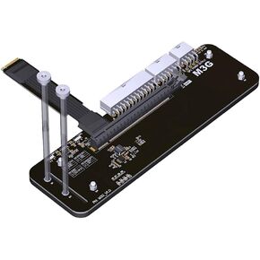 JMT ADT-M43SG M.2 NVMe M Key to PCIe4.0 X16 External Bracket 64Gbps Full Speed for Graphics Card Above 1660 (M43SG-50cm)