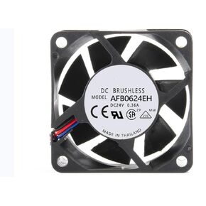 ل AFB0624EH 24V 0.36A 5.76W 6800RPM 38.3CFM 60X60X25MM 3-WARE مروحة التبريد